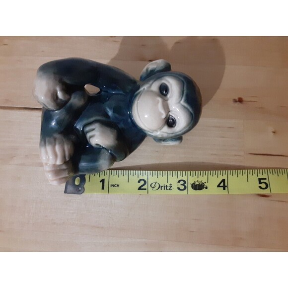 RARE VTG GOEBEL SITTING BABY CHIMPANZEE MONKEY FIGURINE # 541 GERMANY - Picture 9 of 12